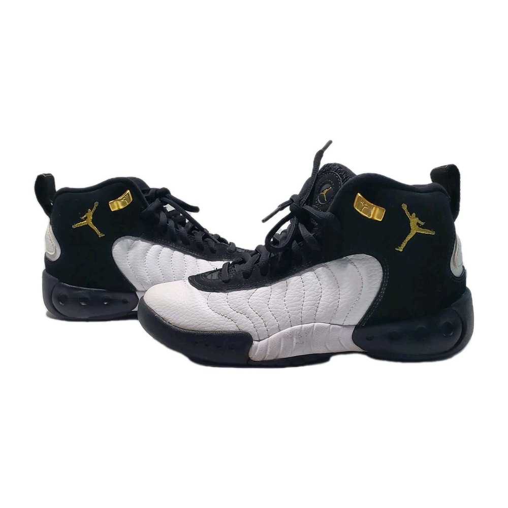 Nike Air Jordan Jumpman Pro Taxi Black White Gold Basketball Shoes 4Y 906876-032